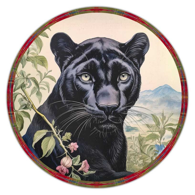 Felini Jungla Round Placemat Model 03