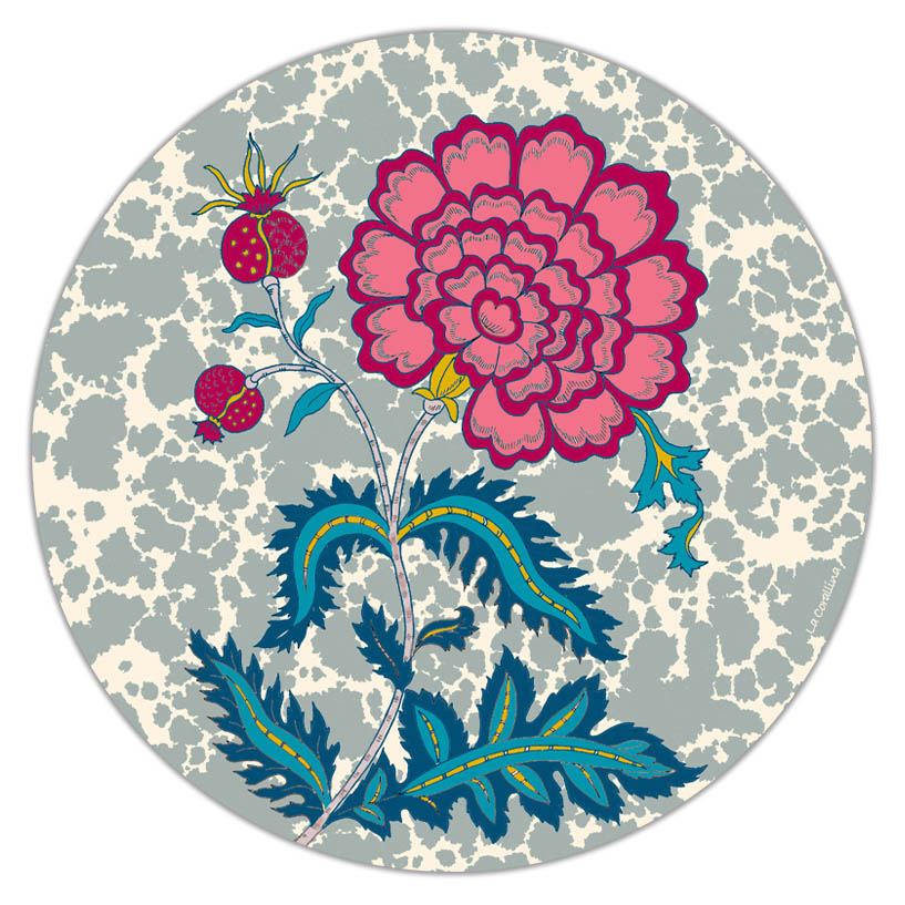 Procida Round Placemat Model 2 - La Corallina | Florence handmade ...